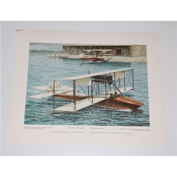#997 Curtis F Flying Boat Canadian Aircraft Print