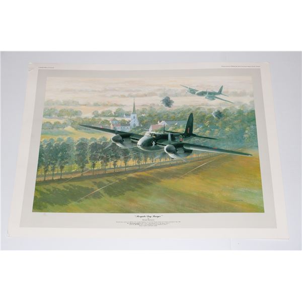 #999 Mosquito 418 RCAF Edmonton WW2 Print