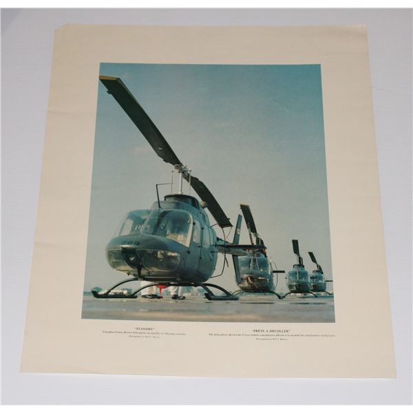 #1001 Canadian Forces Kiowa Helicopters Print