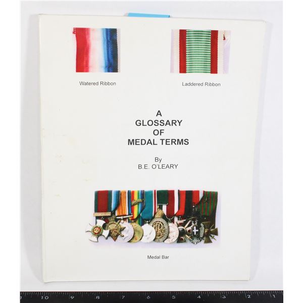 #1020 Glossary of Medal Terms Reference Book