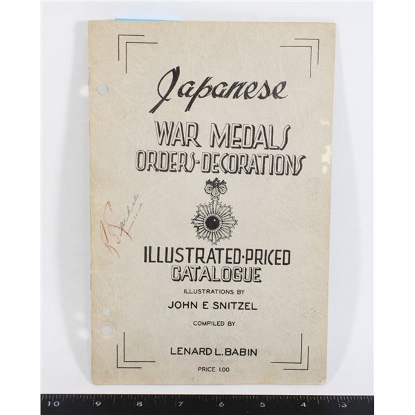 #1031 Japanese War Medal Orders Decorations