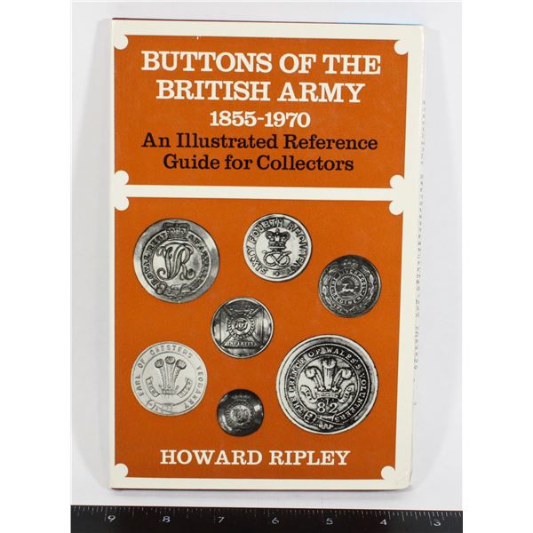 #1037 Buttons of the British Army 1855-1970 Book