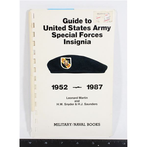 #1043 Guide to US Army Special Forces Insignia