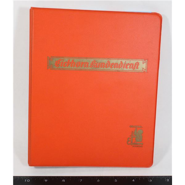 #1068 Original Eickhorn Soligen Sales Book Reprint
