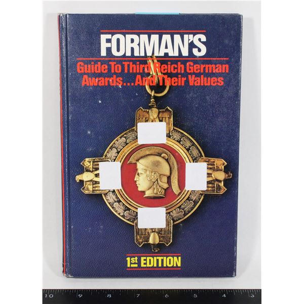 #1071 Third Reich German Awards Reference Book