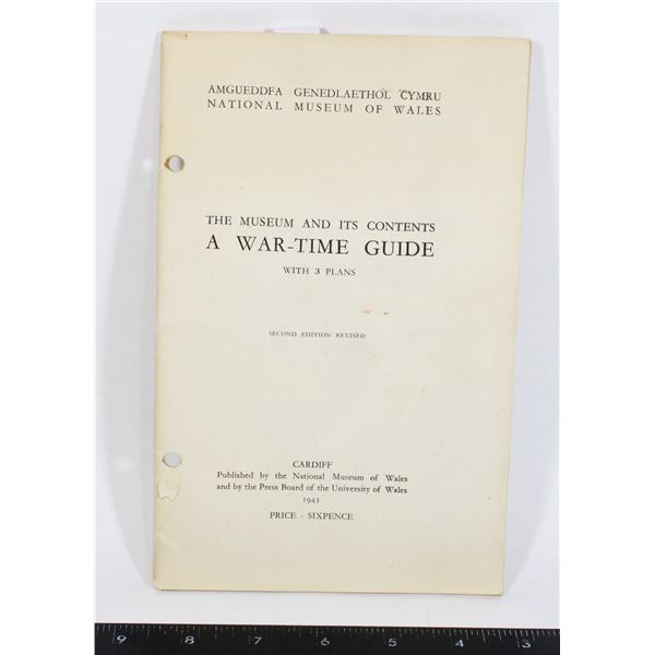 #1118 National Museum of Wales War-Time Guide
