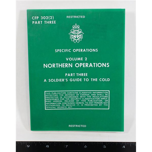 #1121 Canadian Military Northern Operations Book