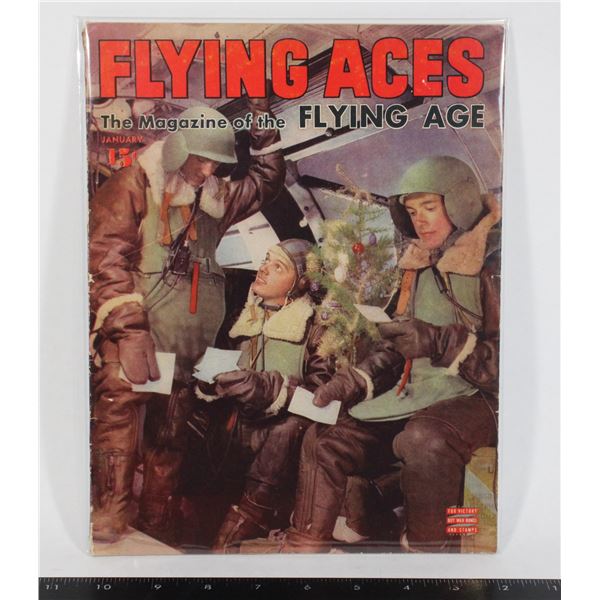 #1128 WW2 January 1945 Flying Aces Magazine