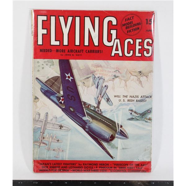 #1129 WW2 June 1942 Flying Aces Magazine