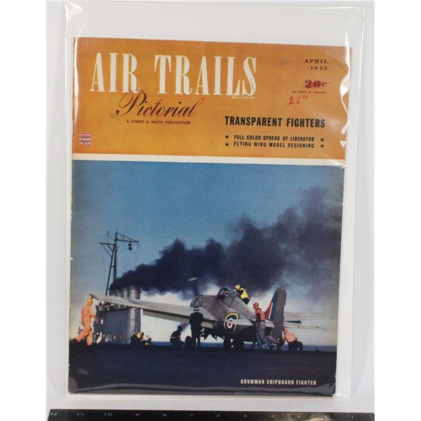 #1133 WW2 April 1943 Air Trails Aviation Magazine