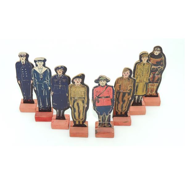 #1137 WW2 Canadian Paper Soldiers inc RCMP