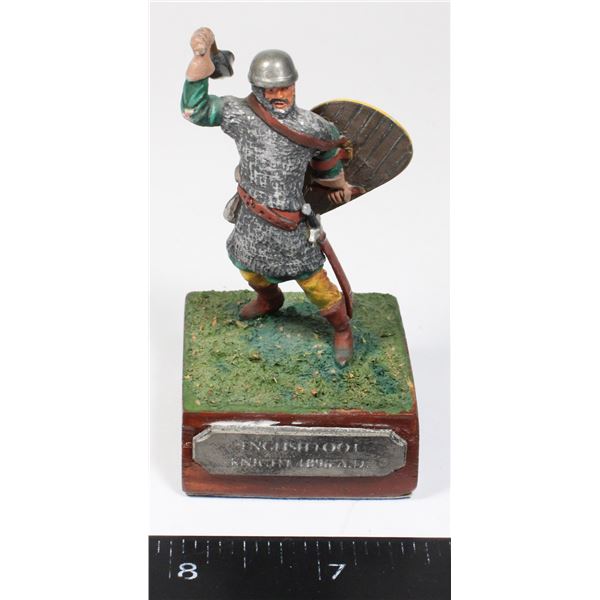 #1142 Vintage Metal Soldier Figure English Knight