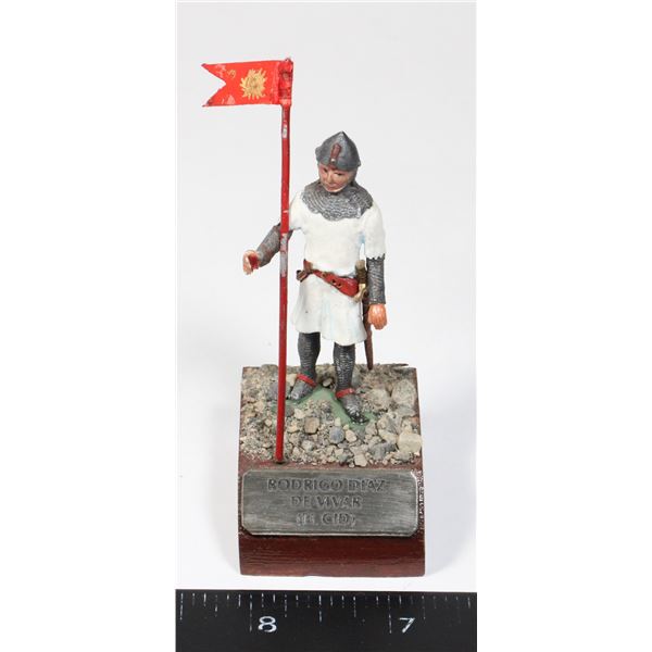 #1143 Metal Soldier Figure Ed Cid Rodrigo Diaz