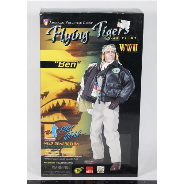 #1151 Dragon Toys Flying Tigers P-40 Pilot WW2 Toy