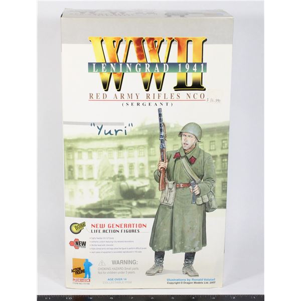#1153 Leningrad Red Army Sergeant Yuri WW2 Toy