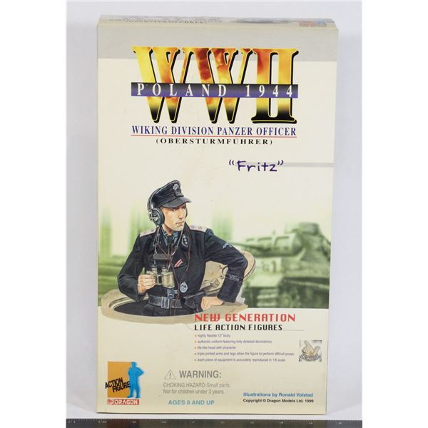 #1164 Incomplete Dragon Toys Panzer Officer Figure