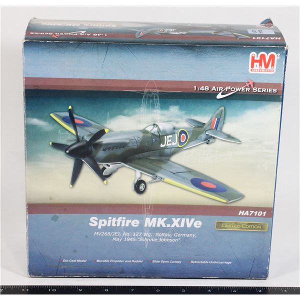 #1172 Hobbymaster 1:48 Spitfire MK.XIVe Diecast