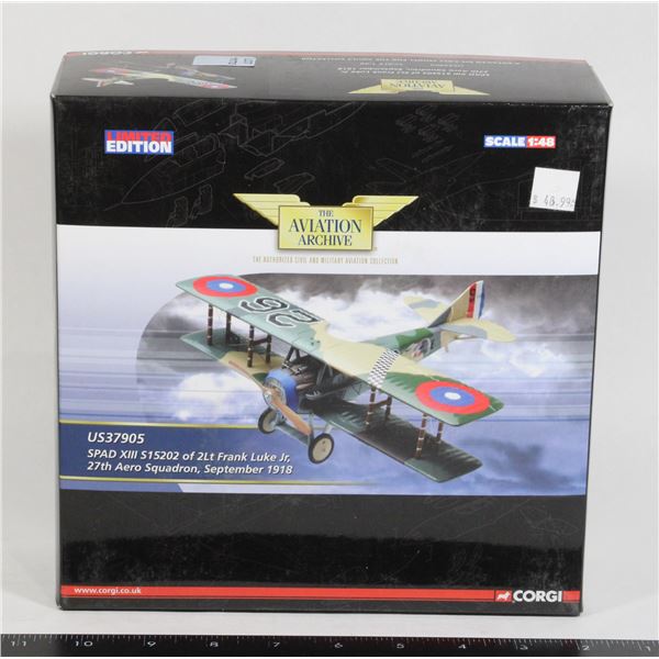 #1173 Corgi Toys 1:48 SPAD XIII Biplane WW1