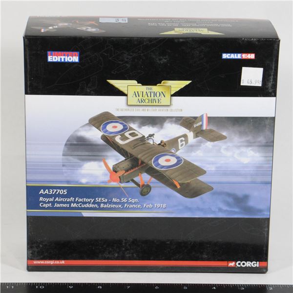 #1174 Corgi Toys 1:48 Royal Aircraft Biplane