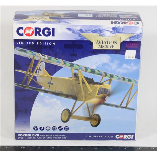 #1177 Corgi Toys 1:48 WW1 German Biplane Fokker