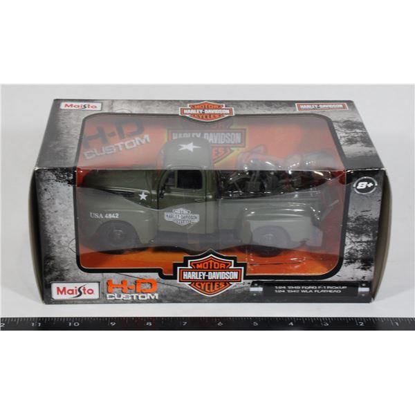 #1183 Maisto 1:24 Harley-Davidson 1942 Ford Pickup