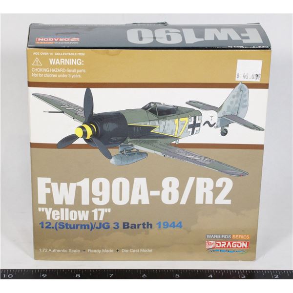 #1184 Dragon Wings 1:72 Fw190A German Fighter