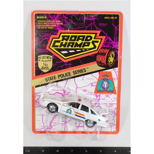 #1208 Road Champ 1:43 RCMP Diecast Car