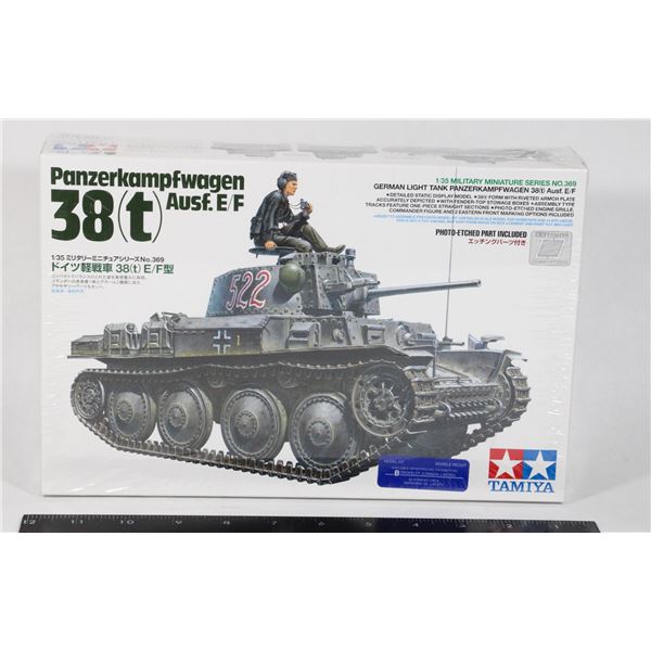 #1219 Tamiya 1:35 Model Kit WW2 German Panzer 38t