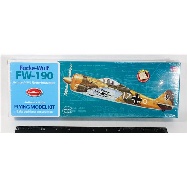 #1226 Guillow's Balsa Wood Model Kit FW-190