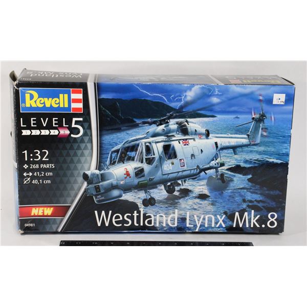 #1230 Revell 1:32 Westland Lynx Mk. 8 Helicopter