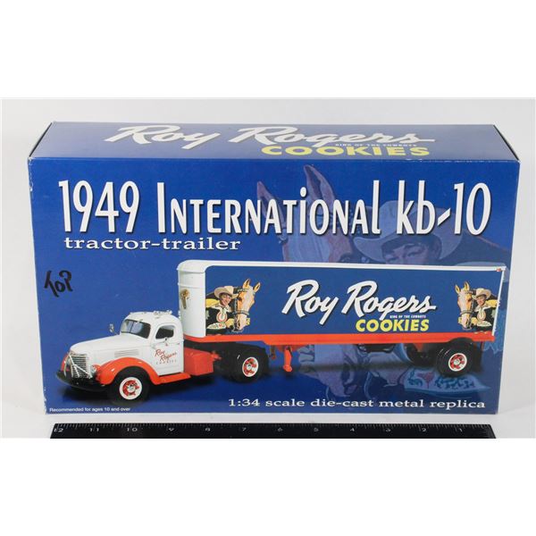 #1243 Diecast 1:34 1949 International Roy Rogers