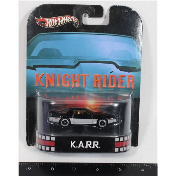 #1252 Hot Wheels K.A.R.R. Knight Rider Carded 2012