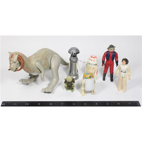 #1283 Star War Kenner Figures Worn Condition Lot