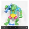 Image 1 : #1310 1989 TMNT  Ghengis Frog Action Figure