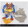 Image 1 : #1315 1990 TMNT Wingnute and Screwloose Figure