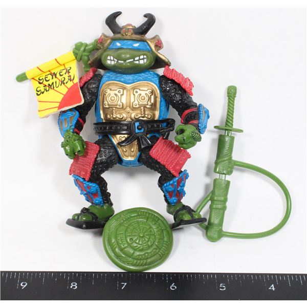 #1318 1990 TMNT Leo The Sewer Samurai Figure