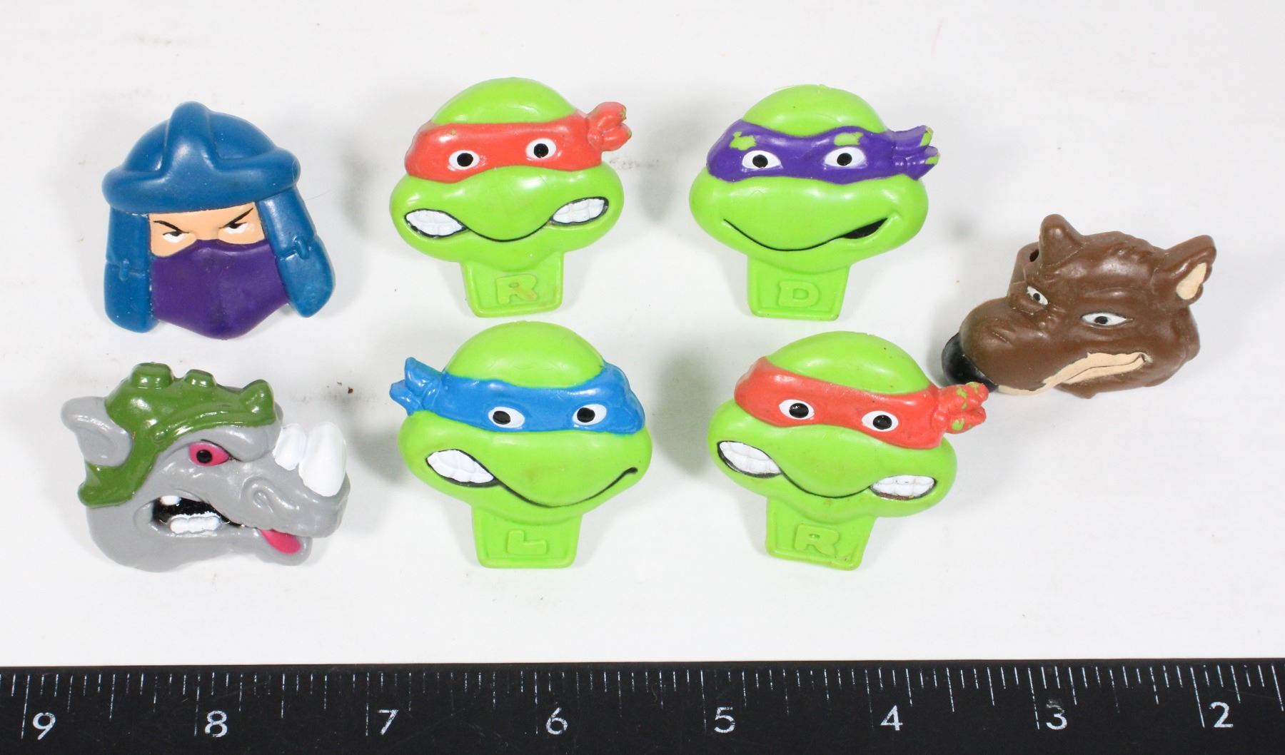 #1335 Teenage Muntant Ninja Turtles 1990 Ring Set