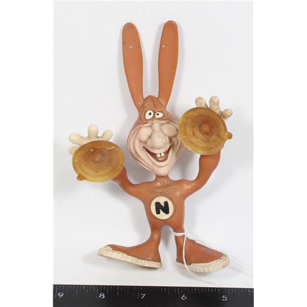 #1344 1989 Dominos Pizza Yo Noid Cling Suction Toy