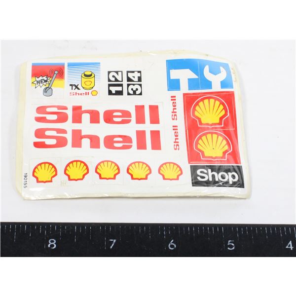 #1394 Vintage 1980's Lego Shell Sticker Sheet