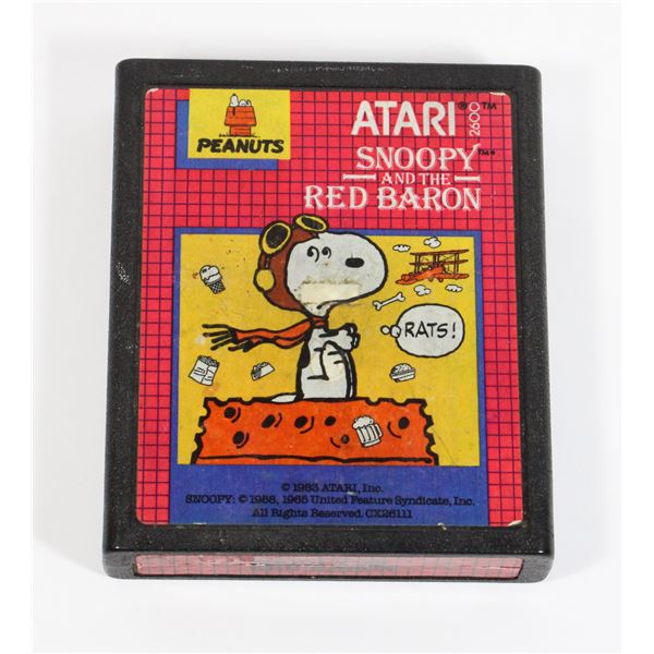 #1415 Atari 2600 Game Snoopy and the Red Baron