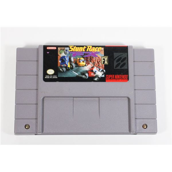 #1419 Super Nintendo SNES Game Stunt Race
