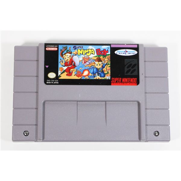 #1420 Super Nintendo SNES Game Super Ninja Boy
