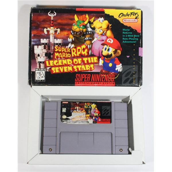 #1422  Nintendo SNES Game Super Mario RPG Boxed