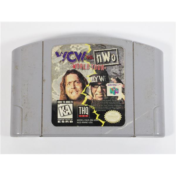 #1424 Nintendo 64 N64 Game WCW VS NWO World Tour