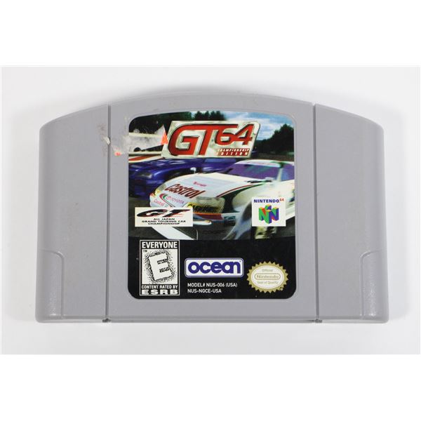 #1425 N64 Game GT64 Chammpionshio Edition