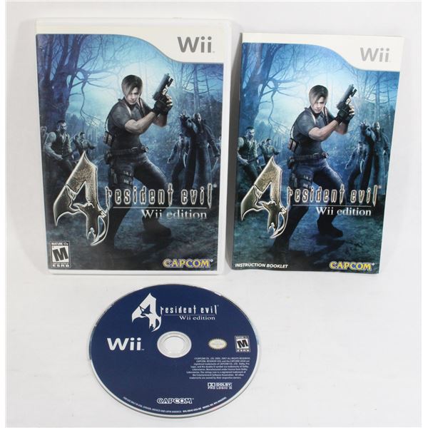 #1430 Nintendo Wii Resident Evil 4 Game CIB