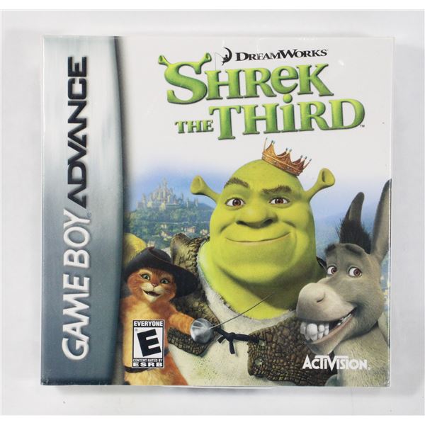 #1437 Sealed Nintendo GBA Game Shrek The Third