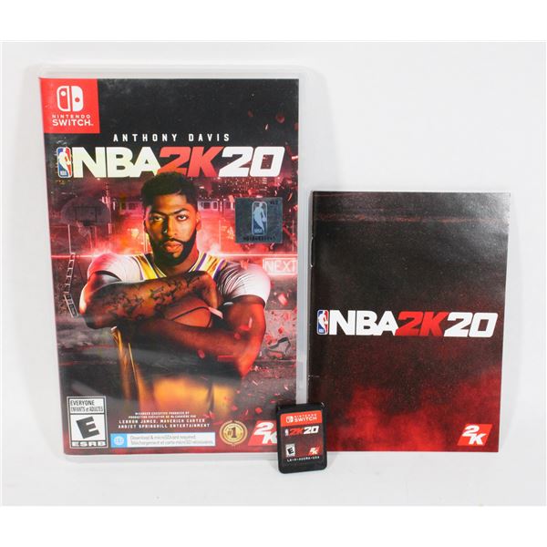 #1441 Nintendo Switch NBA 2K 20 Anthony Davis