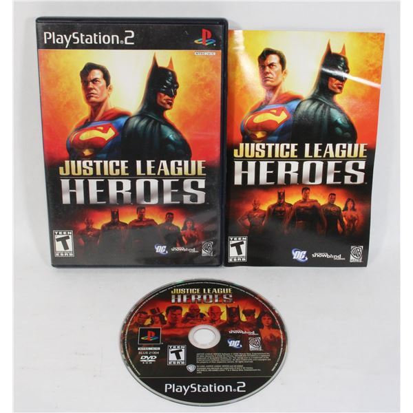 #1446 Playstation PS2 Game Justice League Heroes
