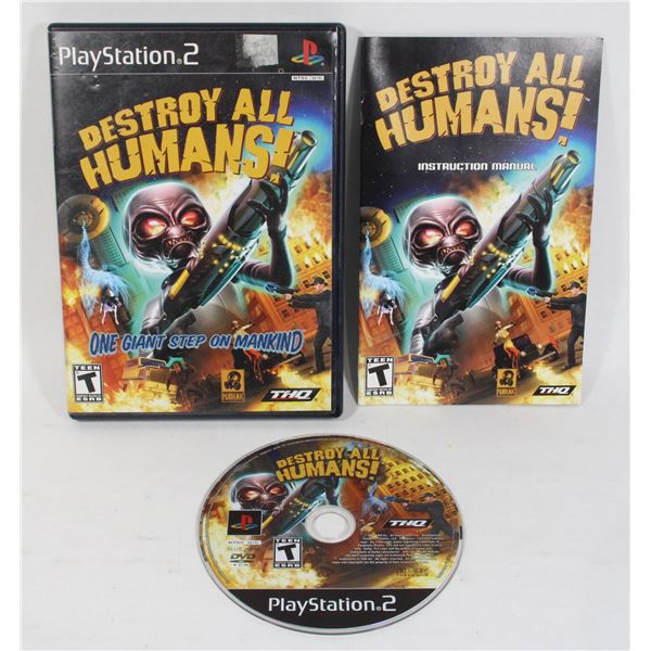 #1447 Playstation PS2 Game Destroy All Humans!
